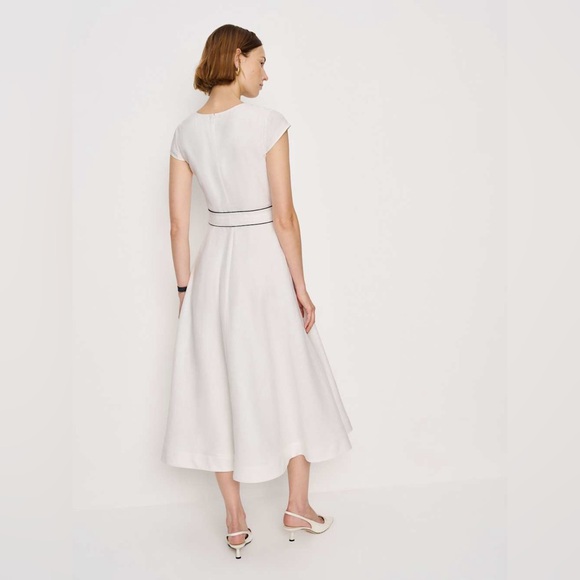 Reformation Felipe Belted Linen Dress 
size 4 - Picture 4 of 6